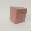 Low price Custom Manufacture white folding packaging candle paper box